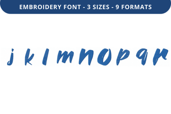 Abbert on Brush Font J to R