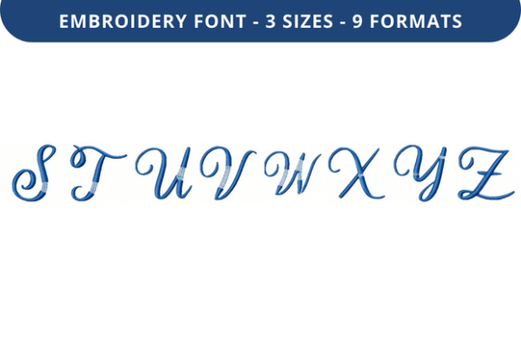 Bethilda Font Uppercase S to Z