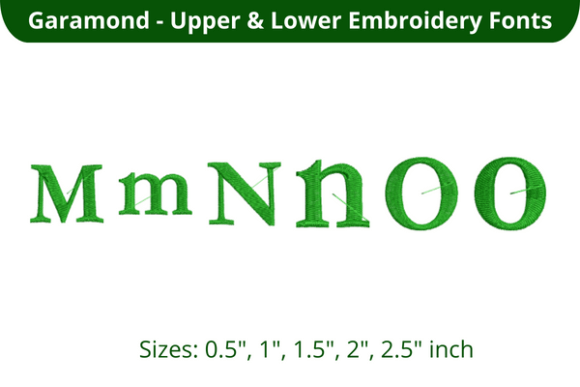 Garamond Font MNO for Personalized Gifts
