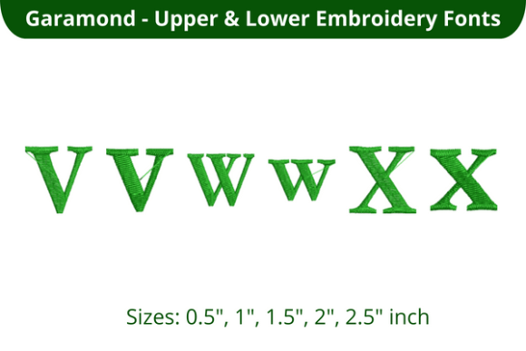 Garamond Font VWX Review
