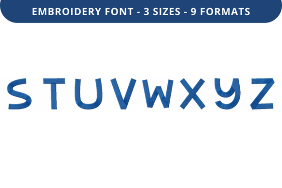 Gumbies Font Uppercase S to Z