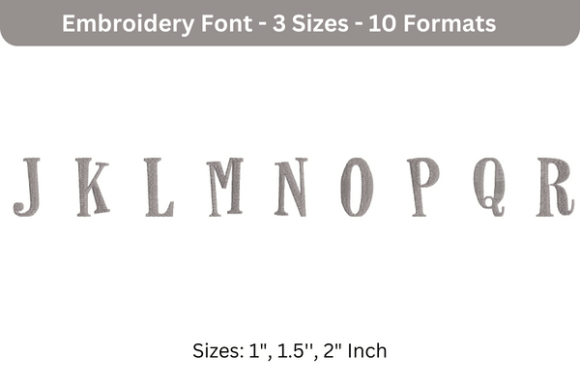 Horse Hand Font J to R