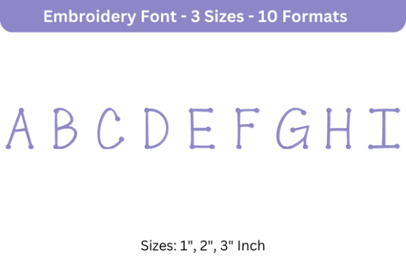 Scrap Girl Dots Font a to I