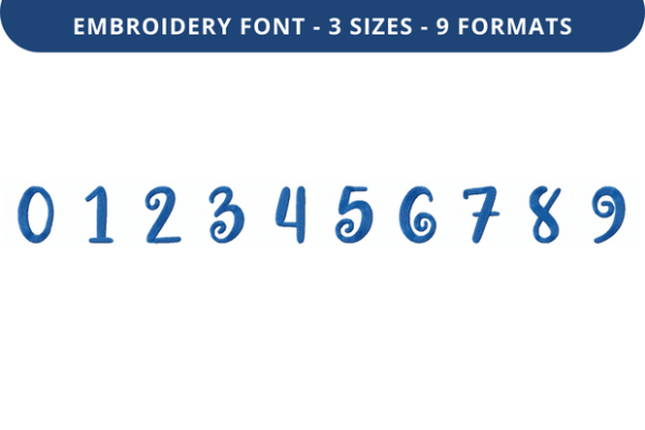 Sugar Buns Font 0 to 9 Review